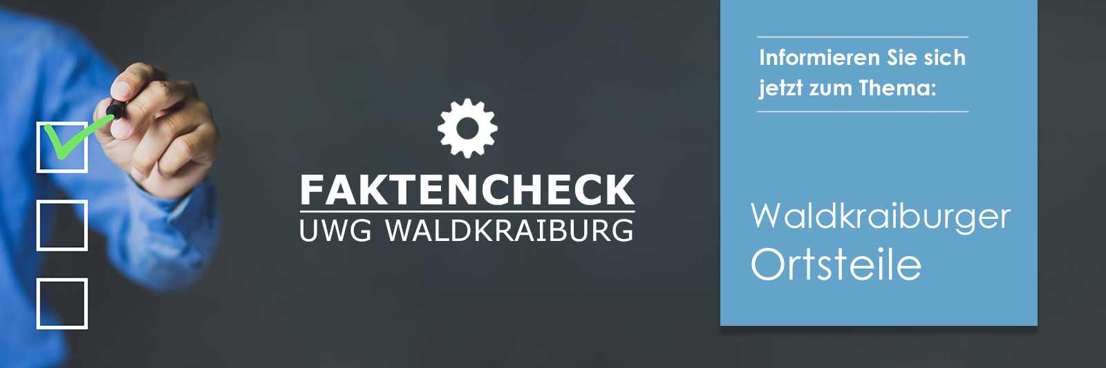 UWG Faktencheck: Waldkraiburger Ortsteile