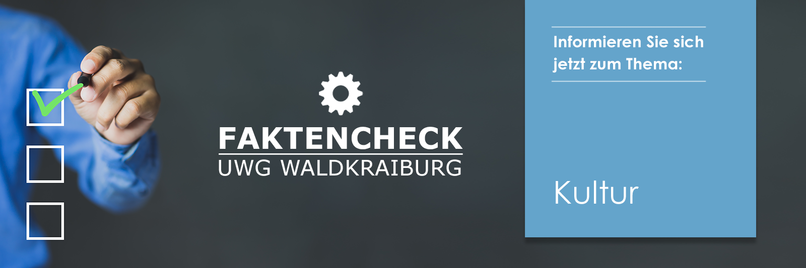 UWG Faktencheck Kultur